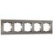 Рамка Werkel Slab на 5 постов бронза/софт W0052963 4690389207945