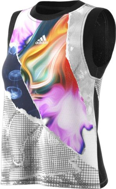 Женский топ теннисный Adidas Tennis US Series Match Tank Top - white