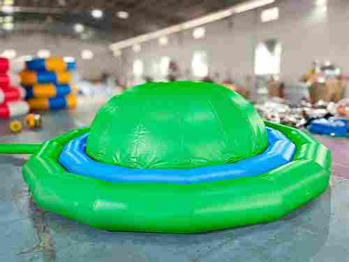 Надувное оборудование «Надувной живот» 5*5*1,5 м, зелёно-голубой