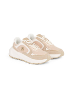 Кожаные кроссовки Tommy Hilfiger - бежевый(FW0FW08129)