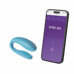 Вибратор для пар We-Vibe Sync Go, бирюзовый