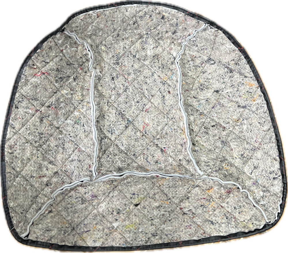 Утеплитель капота УАЗ 452/Буханка, 2206, 3303 (синяя нить ромб)