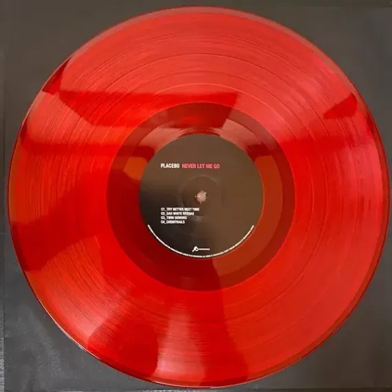 Placebo - Never Let Me Go Red Transparent 2LP
