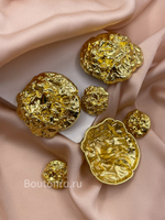 Пуговицы золото мятые
