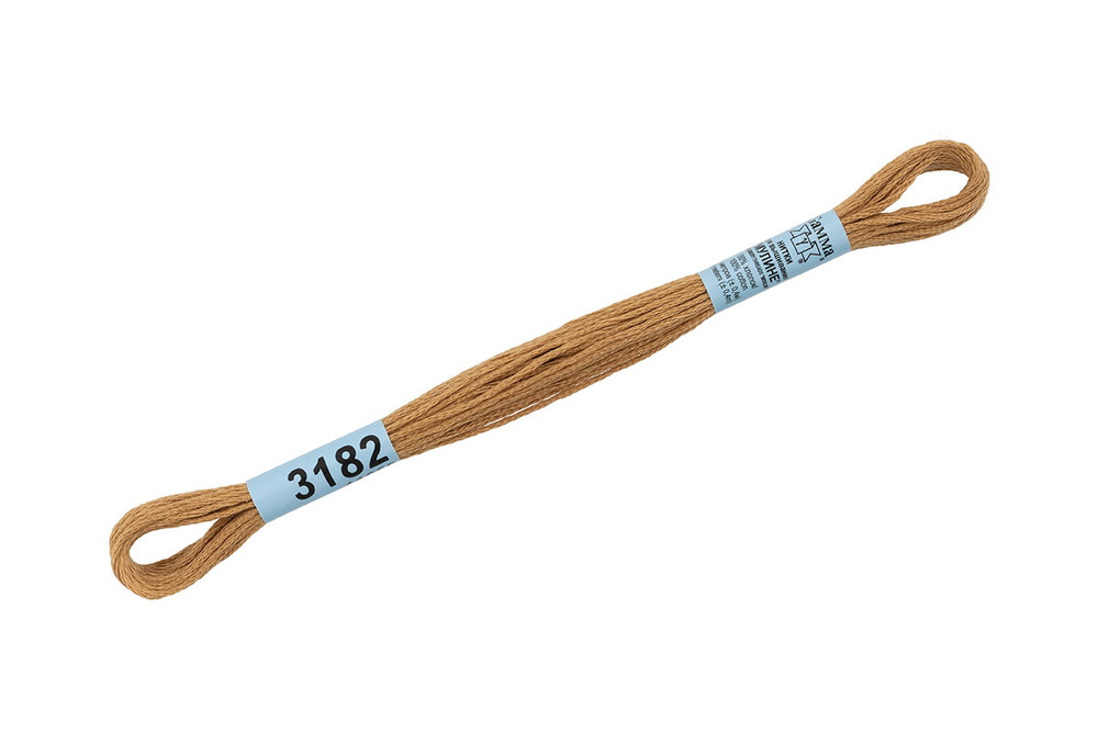 Мулине "Gamma", 100% хлопок, 8 м, №3182