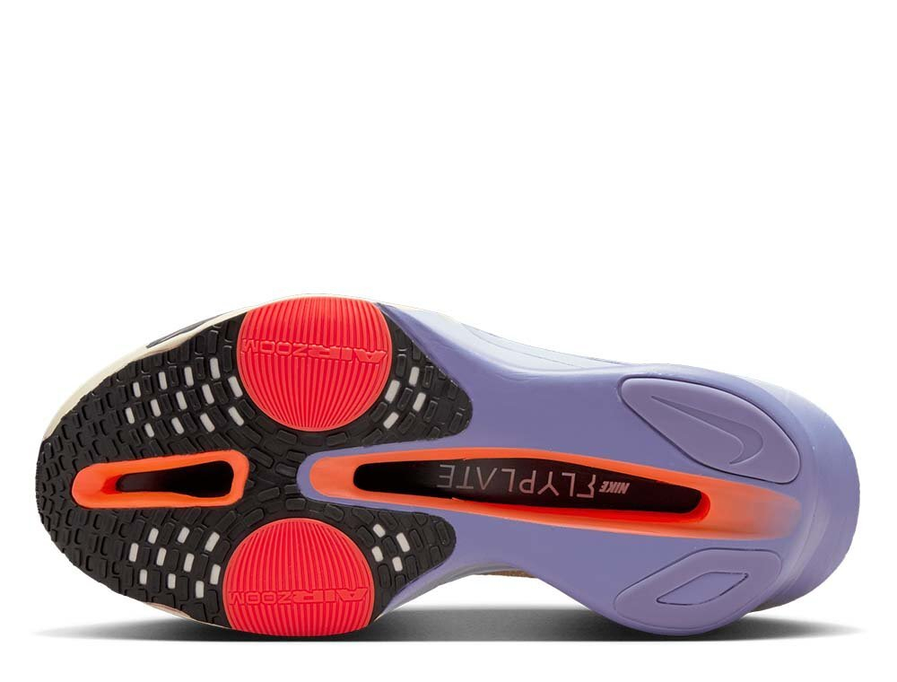 Кроссовки для бега женские Nike Air Zoom Alphafly 3 Кремово-Фиолетовые
