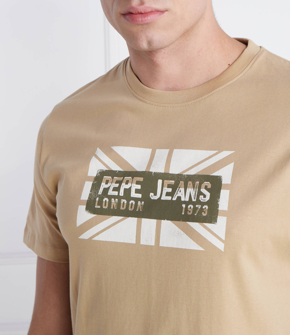 Футболка credick Pepe Jeans London - песочный(PM509232)