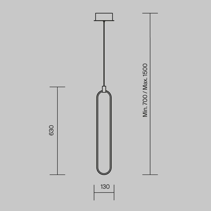 Подвесной светодиодный светильник Maytoni Chain MOD017PL-L13N