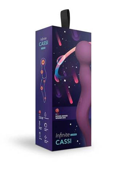 Wand массажер Cassi, цвет сливовый (INFINITE collection)