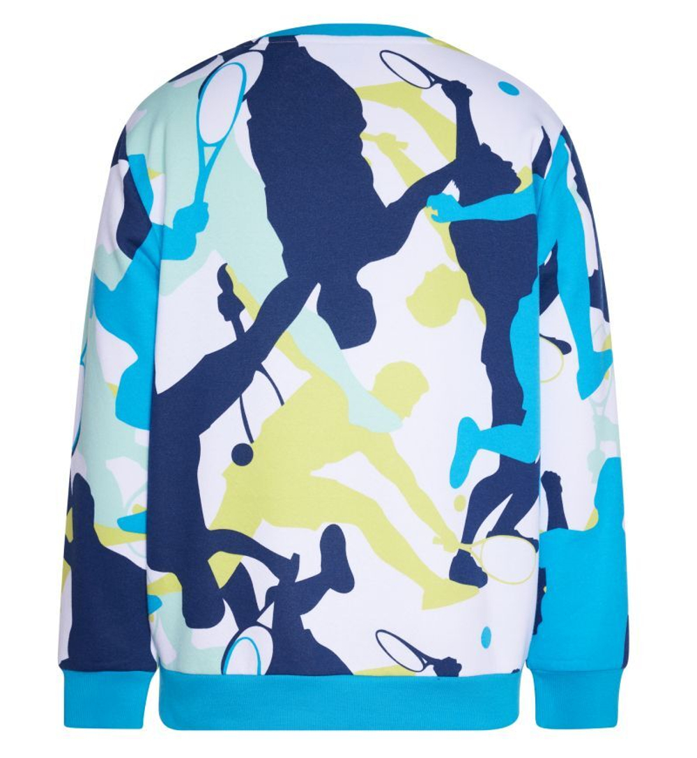 Мужская теннисная кофта Australian Open Sweatshirt Player Camouflage - разноцветный