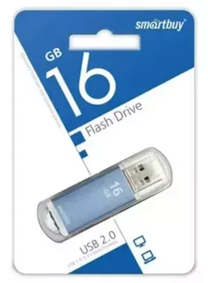 16GB USB Smartbuy V-Cut blue