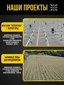 Арматура стеклопластиковая композитная d 12мм бухта 100м ГОСТ, для фундамента, строительства, теплиц, арматура для дуг