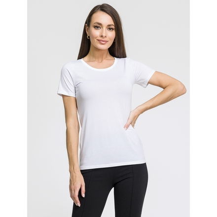 Женская футболка белая OROBLU Perfect Line VOBT01675