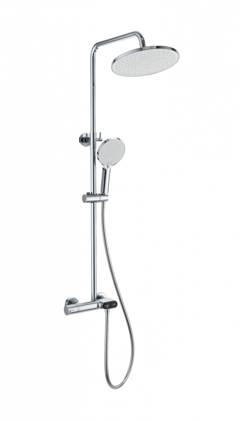 Душевая система с термостатом WONZON & WOGHAND MUSE Corno , Хром (WW-B2091-A-CR)