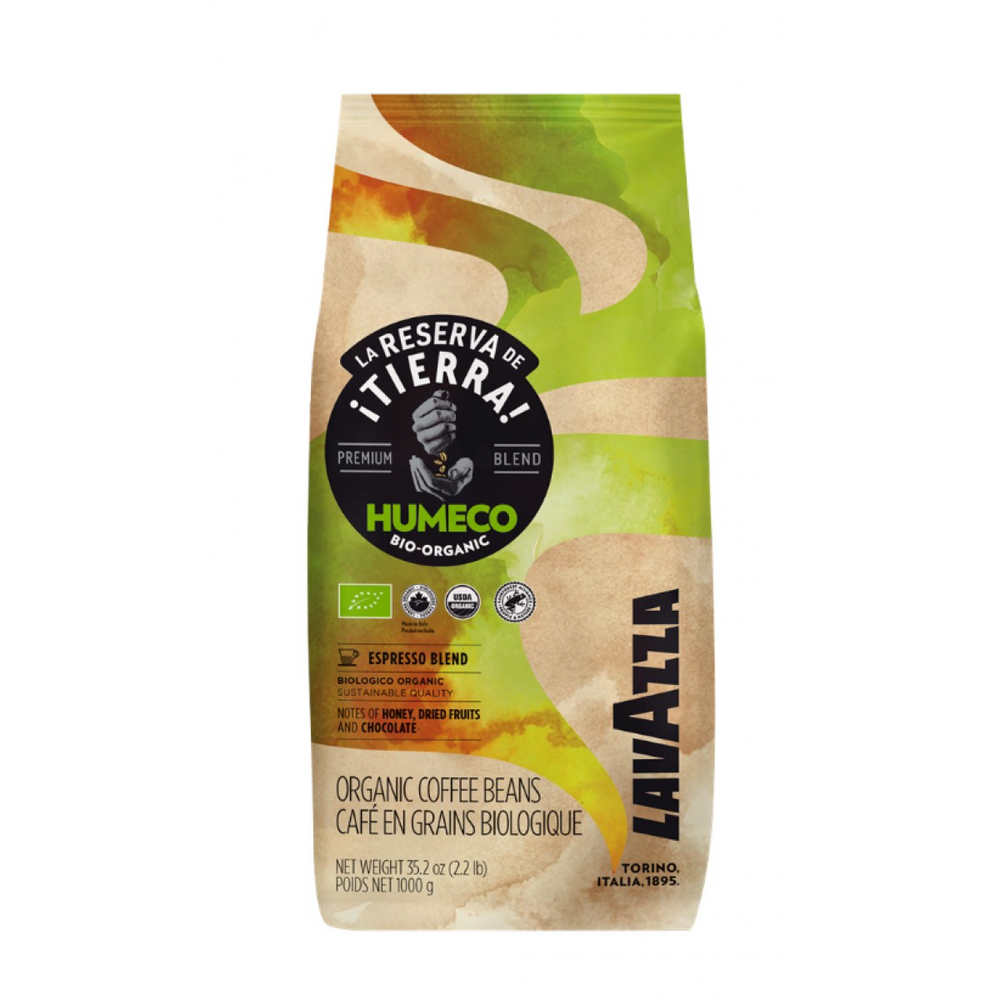 Кофе в зернах Lavazza Tierra Bio-Organic Humeco 1 кг 2 шт