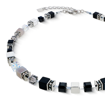 Колье Coeur de Lion Black-Silver 3039/10-1317