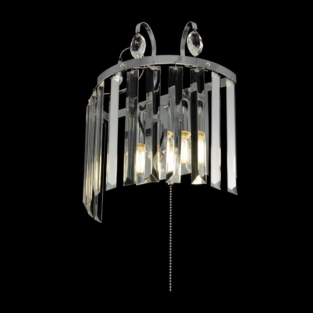 Citilux Инга CL335321 Бра хрустальное с выключателем Хром