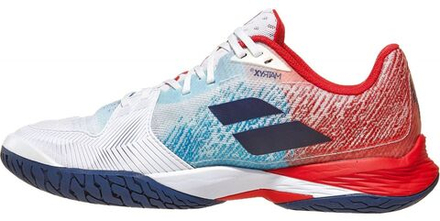 Мужские кроссовки теннисные Babolat Jet Mach 3 All Court Men - белый, небесный