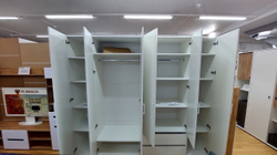 Шкаф двухстворчатый с двумя ящиками «Токио» 80 см