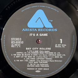 Виниловая пластинка Bay City Rollers ‎– It's A Game LP