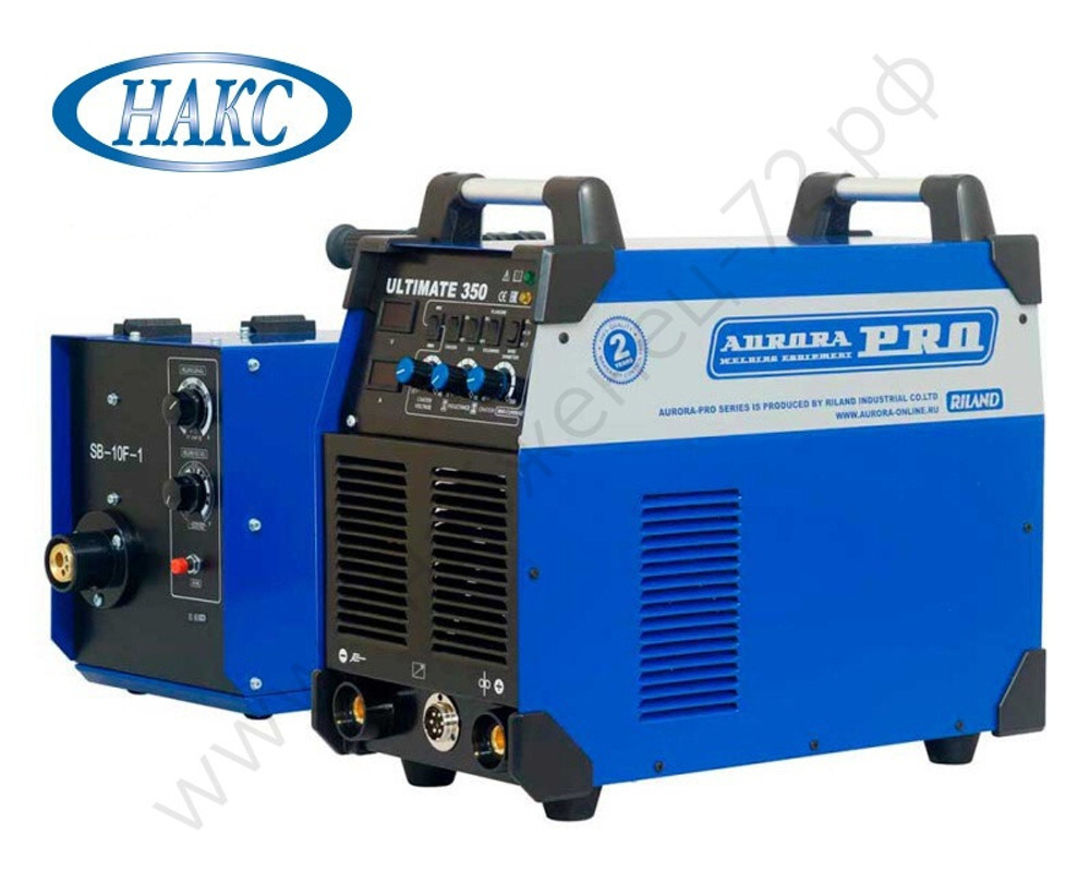 Инверторный сварочный полуавтомат AuroraPRO ULTIMATE 350 с закрытым подающим механизмом (MIG/MAG+MMA)