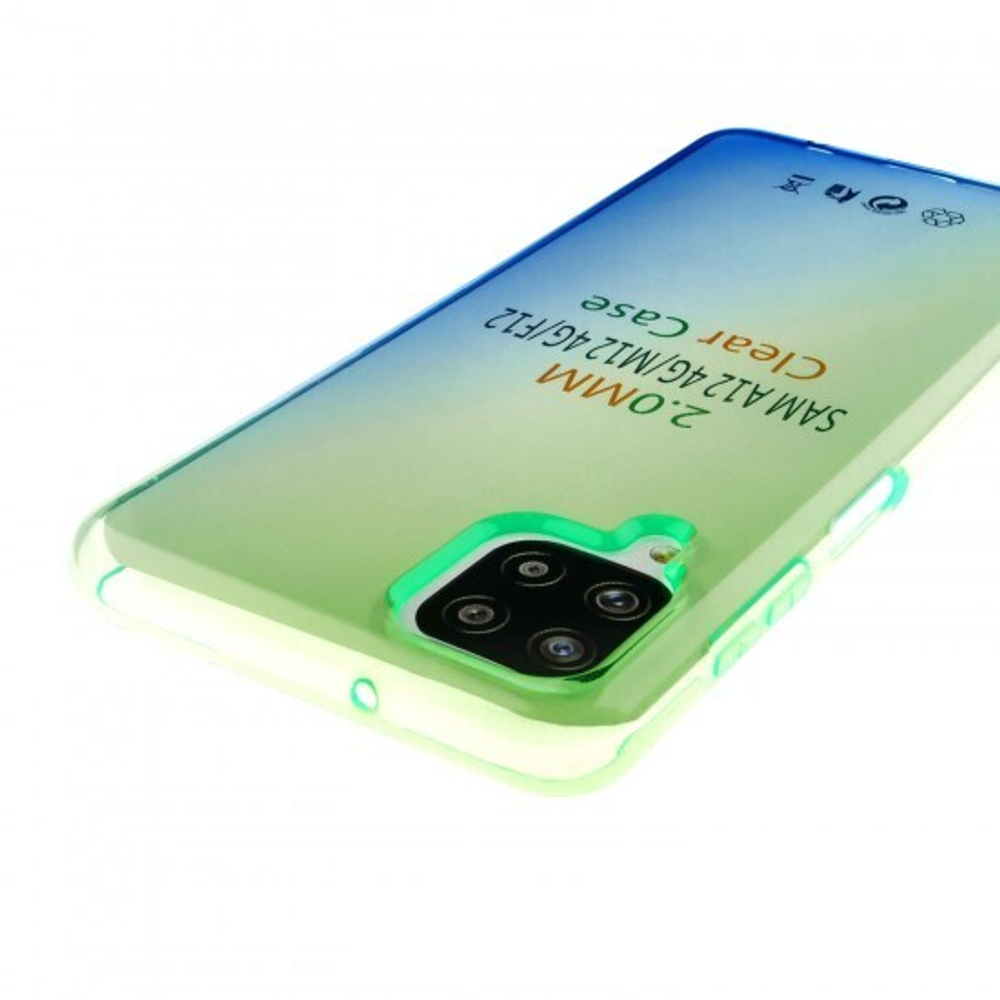 Чехол для Samsung Galaxy A12/M12 Градиент, ТПУ, 012962