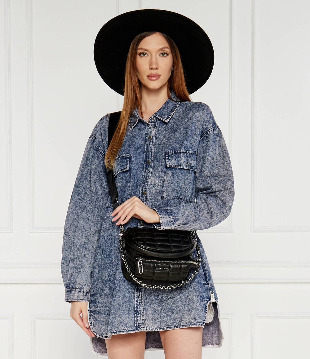 Кожаная сумка через плечо MD SLING PACK Michael Kors - черный(30R4S04M8B)