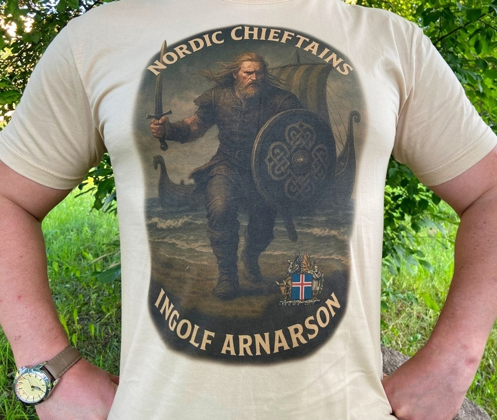 Футболка Nordic Chieftains Ingolf Arnarson (Бежевый)