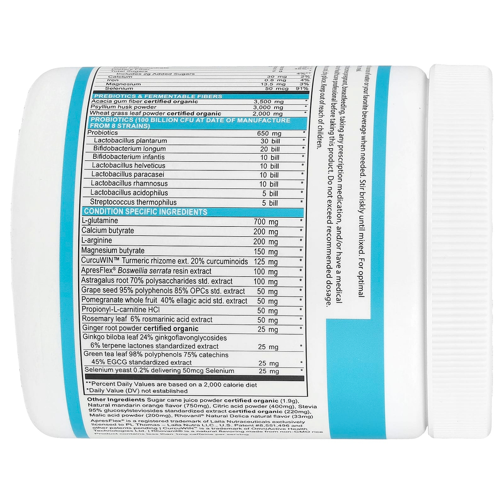 Vibrant Health, Digestive Vibrance, версия 1.0, мандаринский апельсин, 204,4 г (7,2 унции)