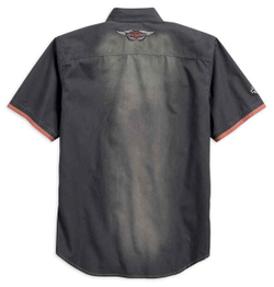 Рубашка Contrast Accent Distressed Woven Shirt Harley-Davidson -30 %