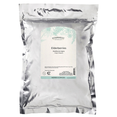 Starwest Botanicals, Ягоды бузины, 453,6 г (1 фунт)