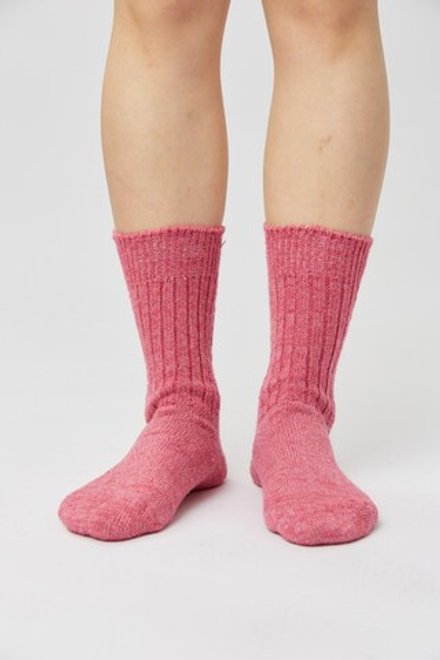 Носки цвета фуксия из шерсти