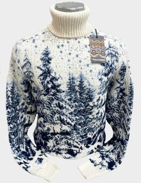 Pulltonic из шерсти и кашемира "Тайга" Размеры (50-54)