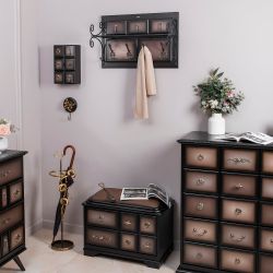 Вешалка настенная Пандора 1 Орех Оберджин Шоколад