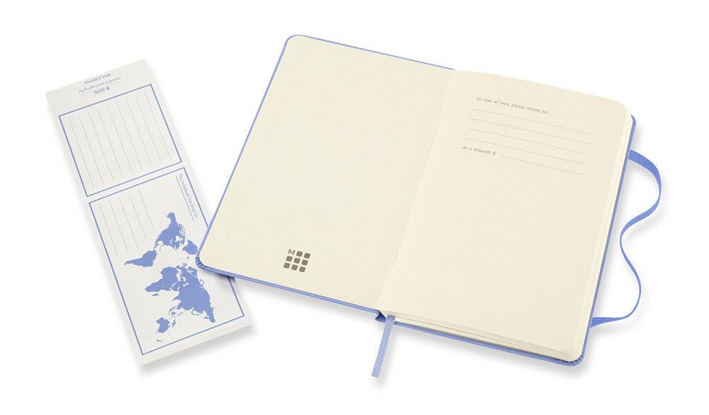 Блокнот Moleskine Classic Pocket 90x140 мм 192 стр нелинованный твердая обложка (QP012B42)