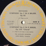 Бетховен - Симфония № 7, Симфония № 9 Хоральная 2LP (Япония 1979г.) Т