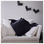 Чехол на подушку IKEA HOSTAGILLE (ХЕСТАГИЛЛЕ), Черный, 70x120 см