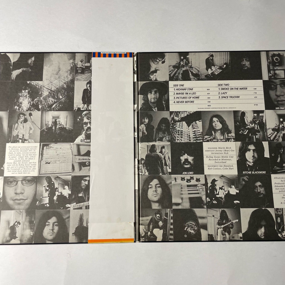 Винтажная виниловая пластинка LP Deep Purple Machine Head (Japan 1979) (Obi)