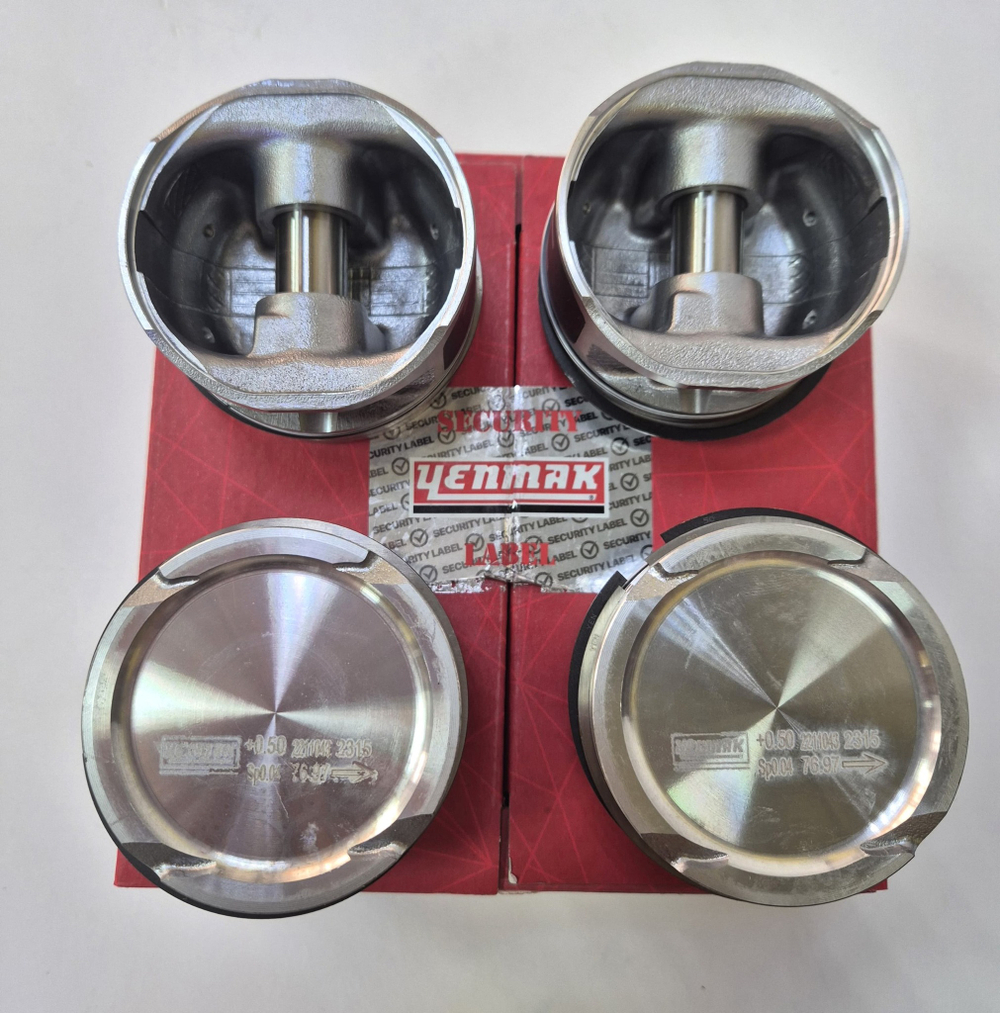 Поршни с кольцами +0.50 AZD, AUS YENMAK
