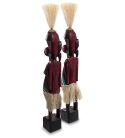 22-044 Статуэтка «Асмат» н-р из двух, 50 см