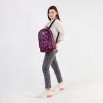 Рюкзак BRAUBERG POSITIVE универсальный, потайной карман, "Pink Rabbits", 42х28х14 см, 270780