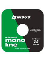 Леска для рыбалки Nisus MONOLINE Green Nylon 0,16mm/100m (N-MG-016-100)