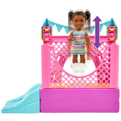 Барби - Набор няни Skipper Bouncy Castle с 2 куклами HHB67
