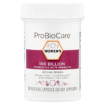 ProBioCare, Пробиотики для женщин с пребиотиками, 100 млрд, 30 растительных капсул