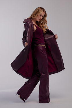 Брюки tensione экокожа