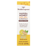 Wedderspoon, Спрей для горла с медом и прополисом Manuka, лимонный имбирь, MGO 400+, 30 мл (1 жидк. унц.)