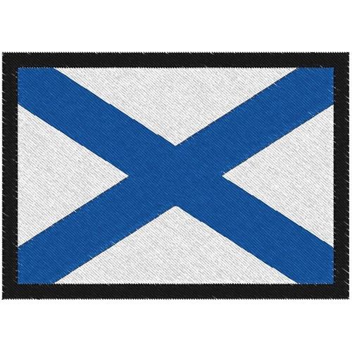 Нарукавная нашивка ВМФ "Андреевский флаг"