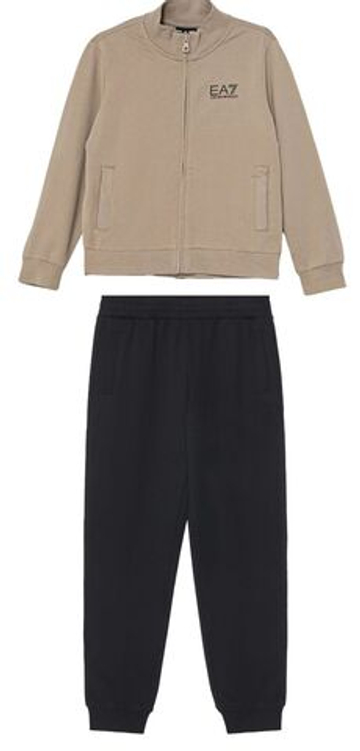 Boys' Спортивный костюм EA7 Boy Jersey - beige/black