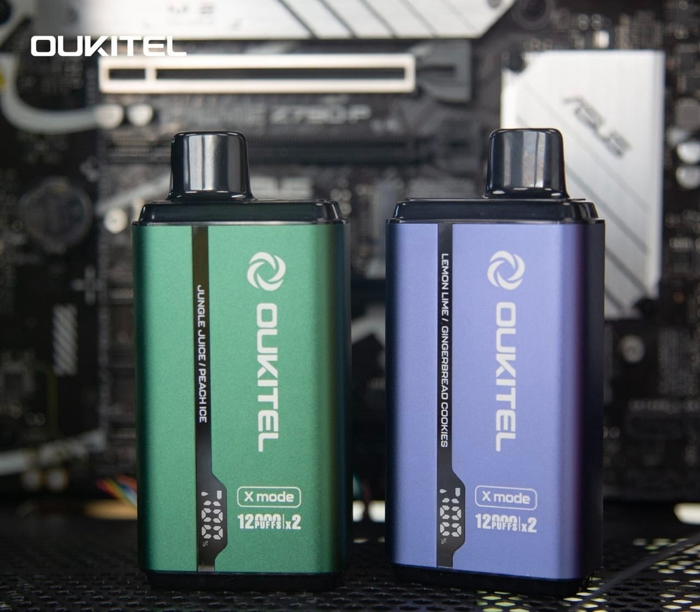 Oukitel X mode Дикая Слива/Ванила Кустард 24000 затяжек 20мг Hard (2% Hard)