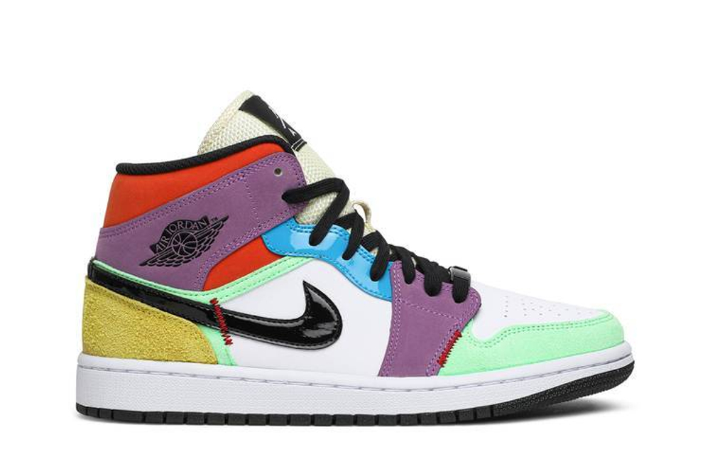 Кроссовки Jordan Air Jordan 1 Mid Se "Lightbulb" (Женская размерная сетка)